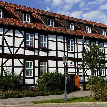 Hotel Zum Brauhaus Quedlinburg Exteriör bild