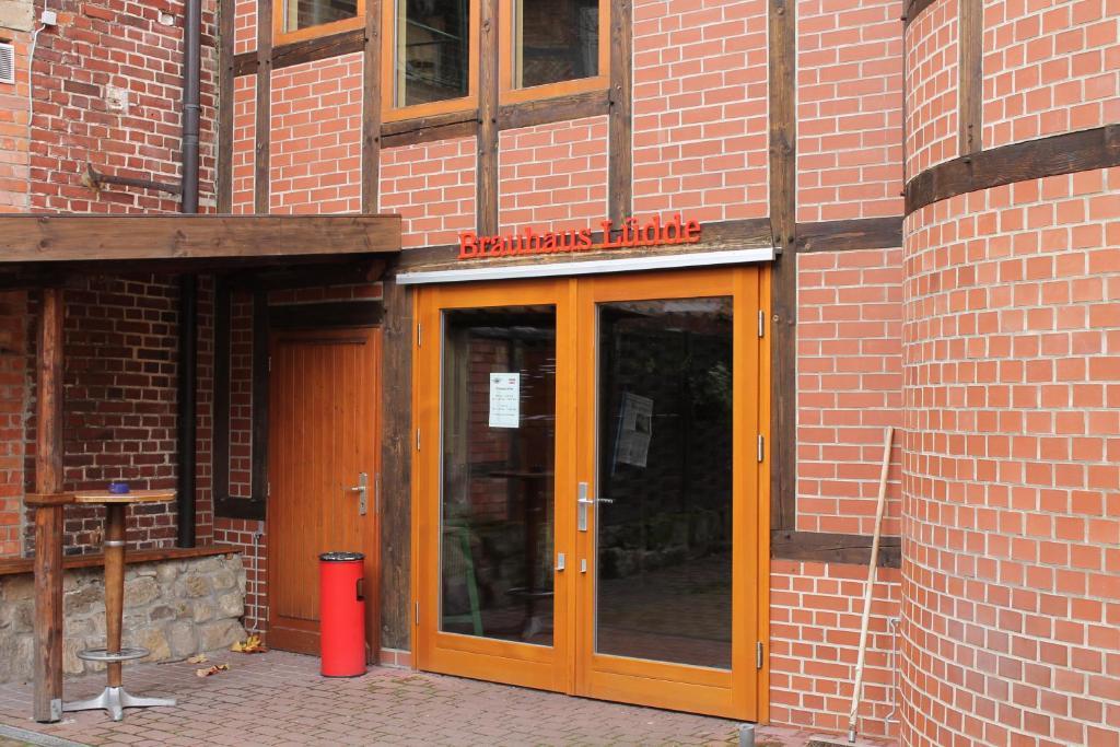 Hotel Zum Brauhaus Quedlinburg Exteriör bild