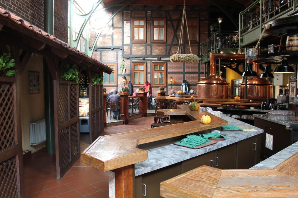 Hotel Zum Brauhaus Quedlinburg Exteriör bild